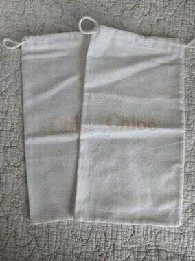 Chloe Small Dust Bag Covers. Set of 2